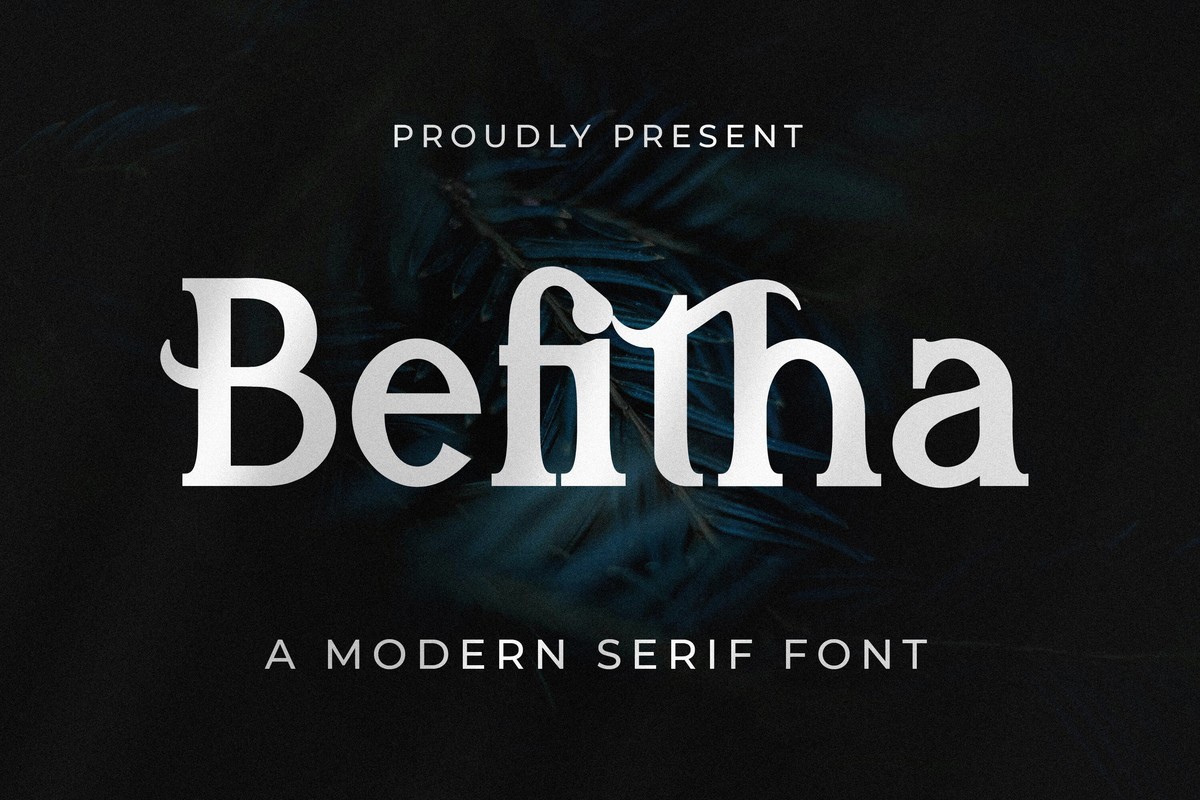 Befitha Font preview