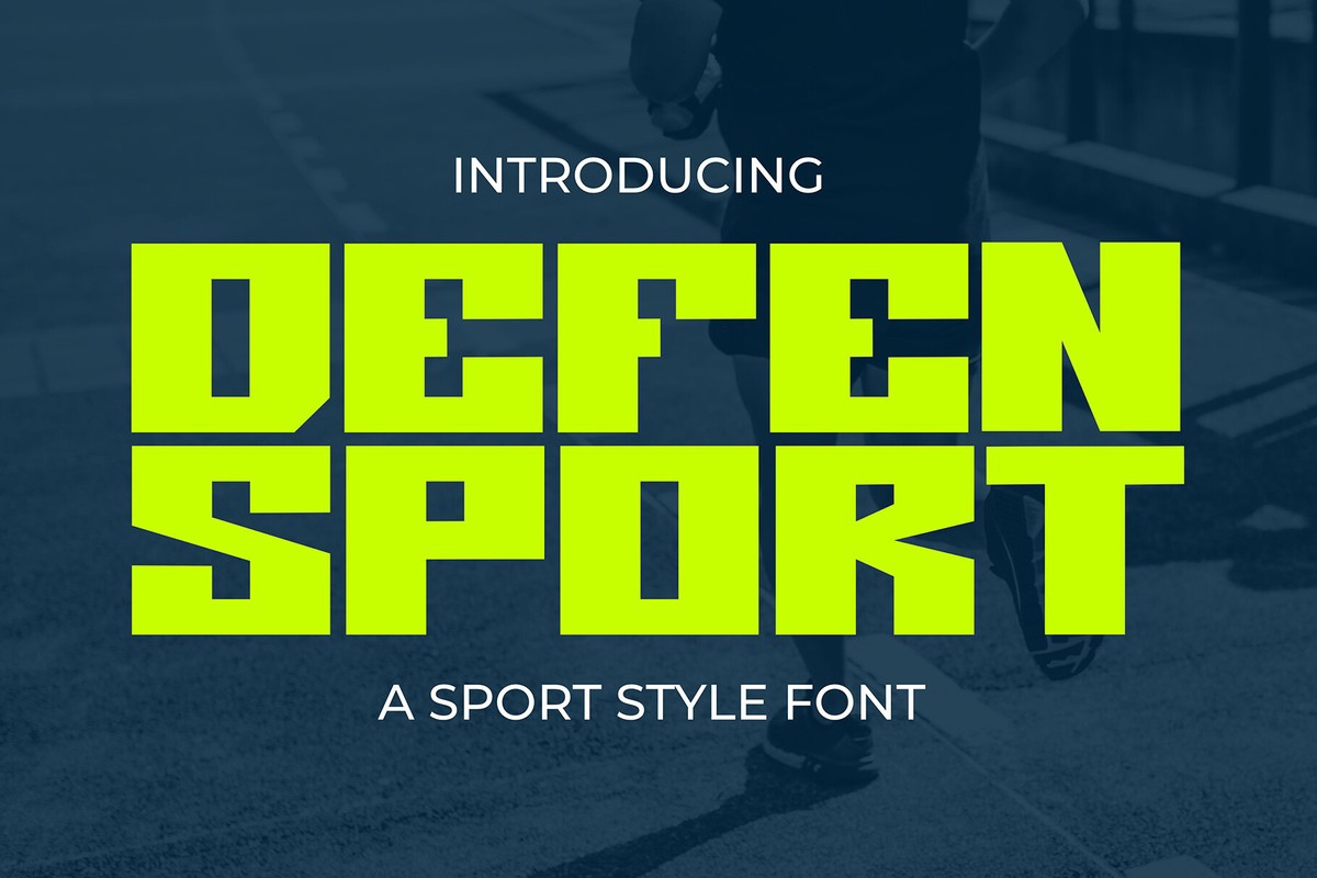 Defen Sport Regular Font preview