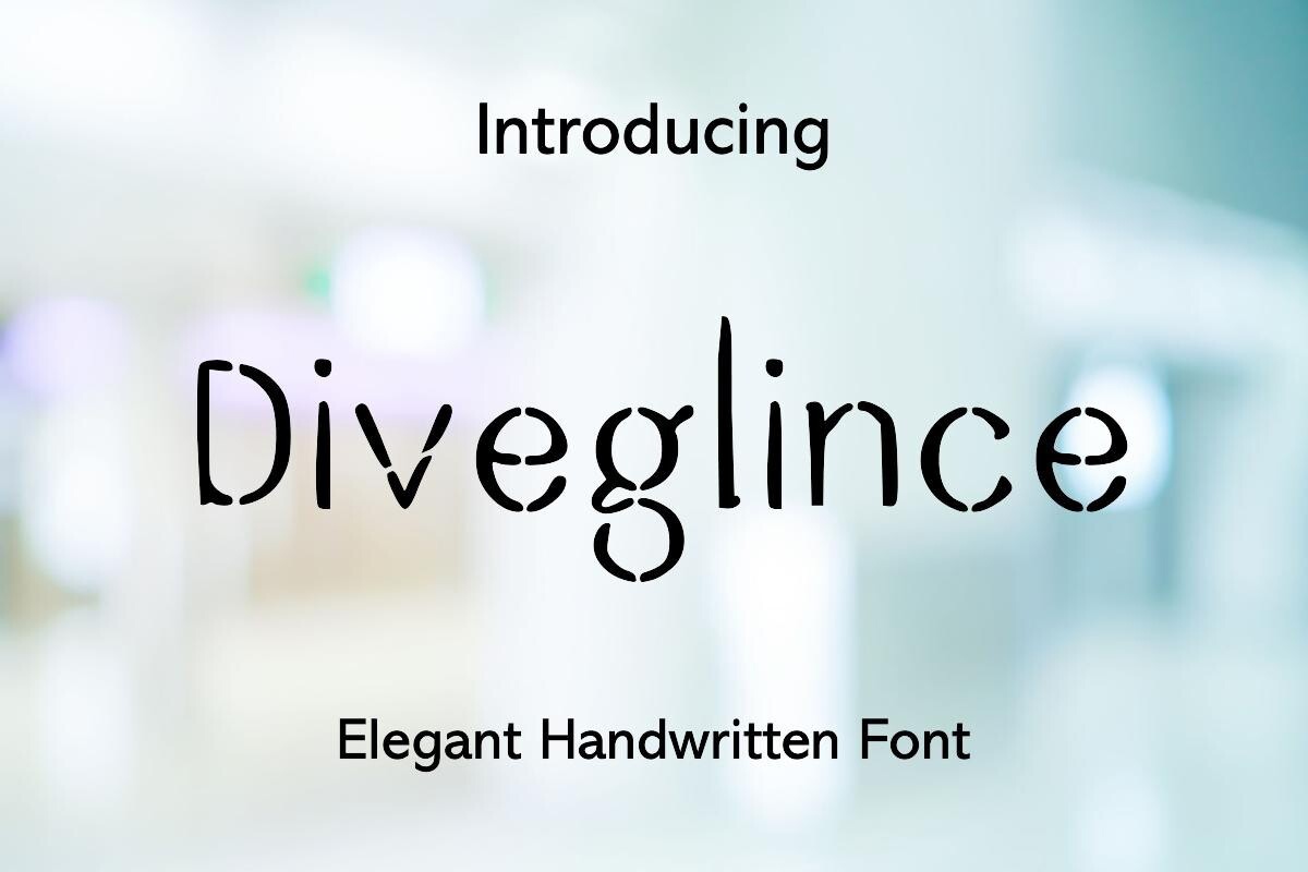 Diveglince Regular Font preview