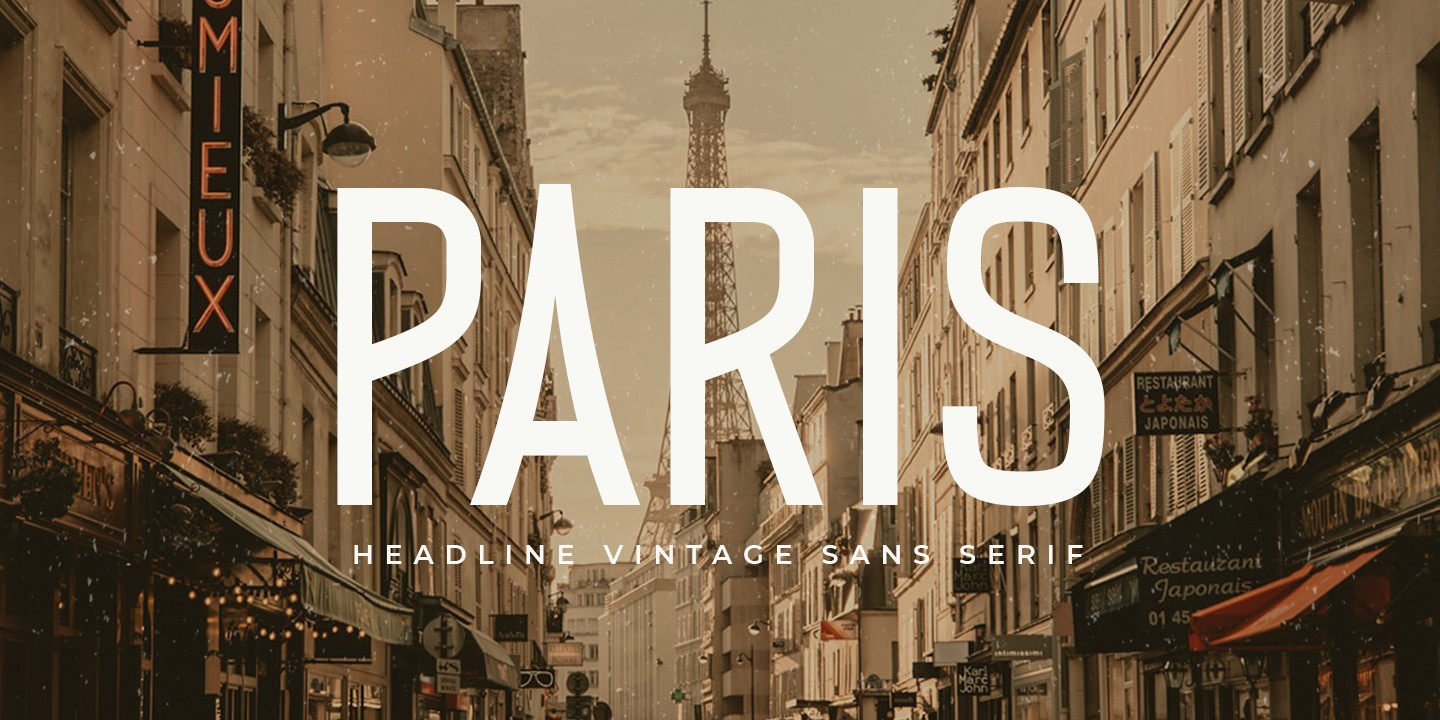 Paris Font preview