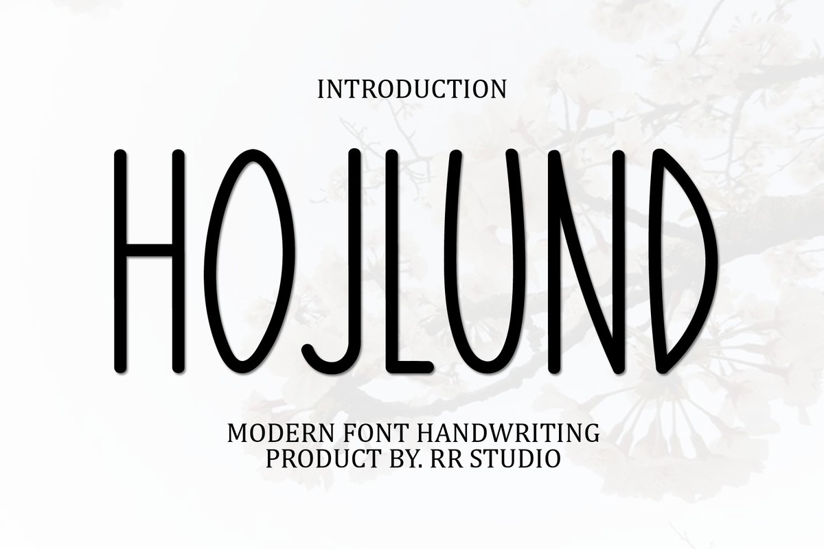 Hojlund Font preview