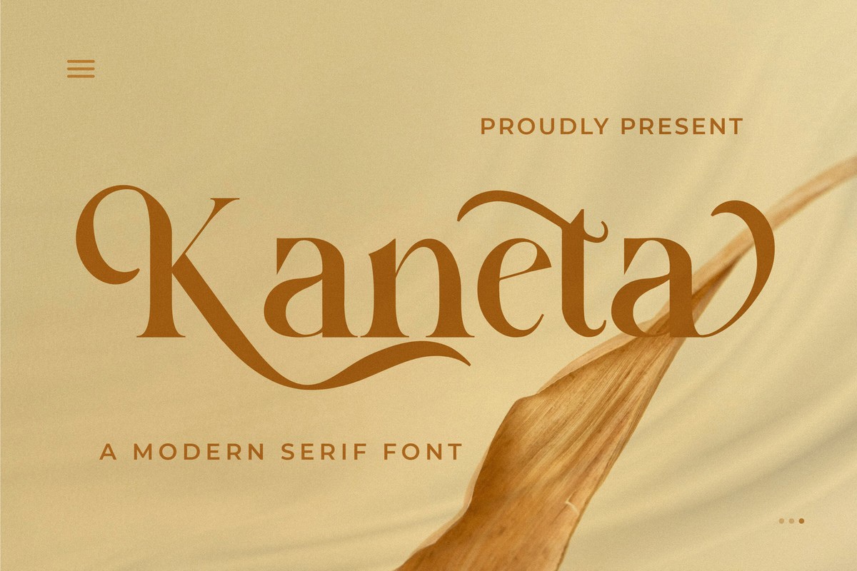 Kaneta Regular Font preview