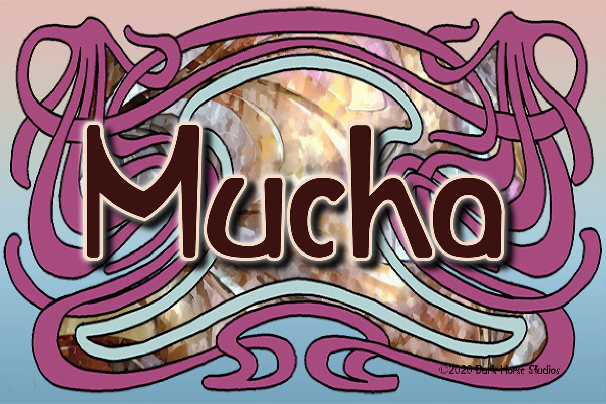 Mucha DHS Regular Font preview