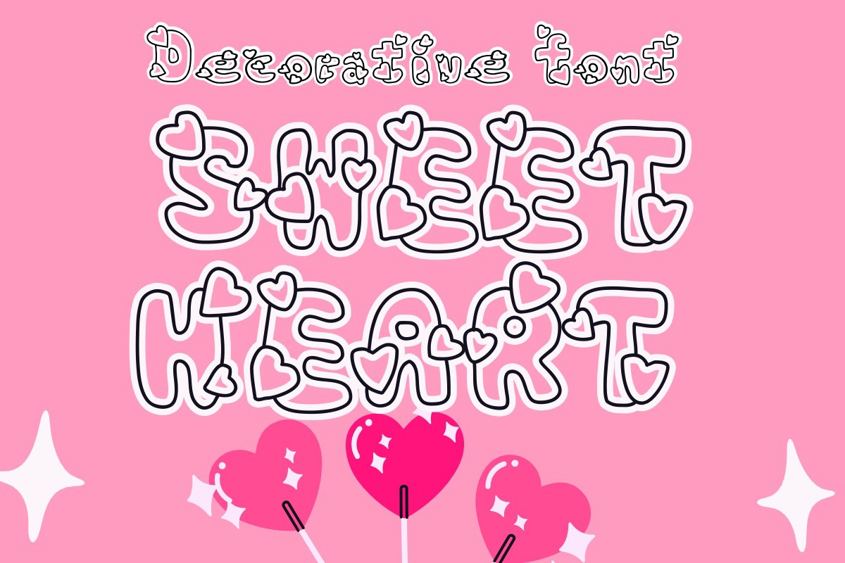 Sweet Heart Regular Font preview