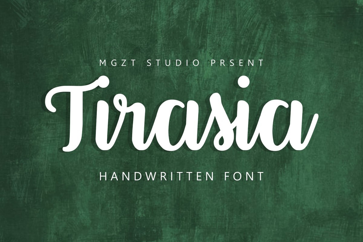 Tirasia Regular Font preview