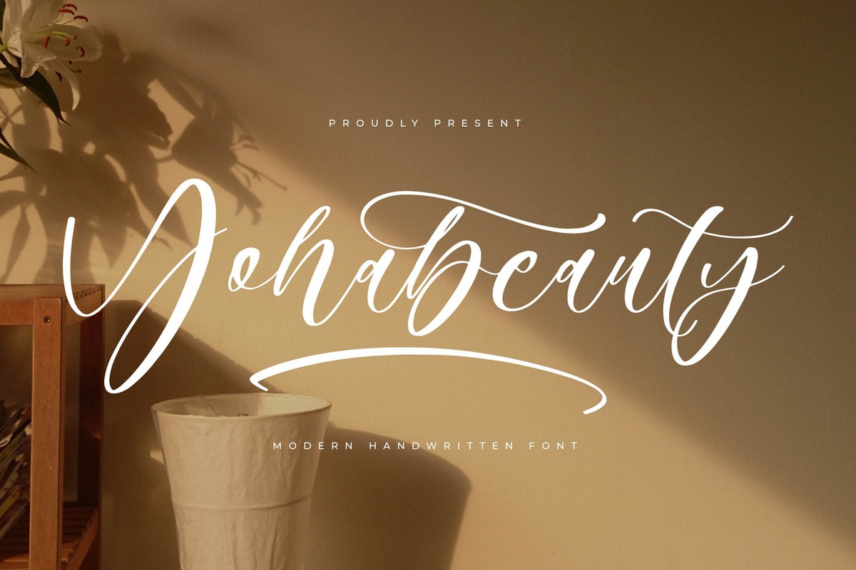 Yohabeauty Regular Font preview