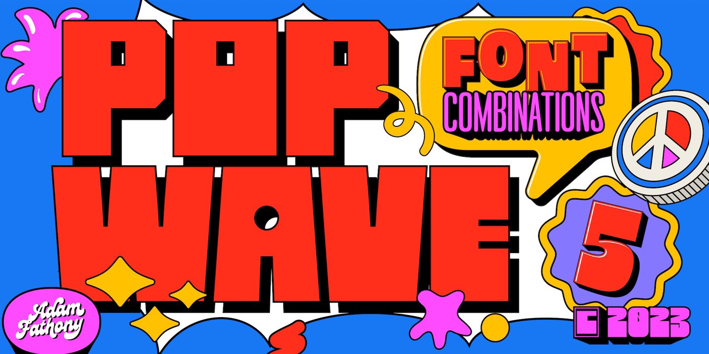 Popwave Narrow Font preview