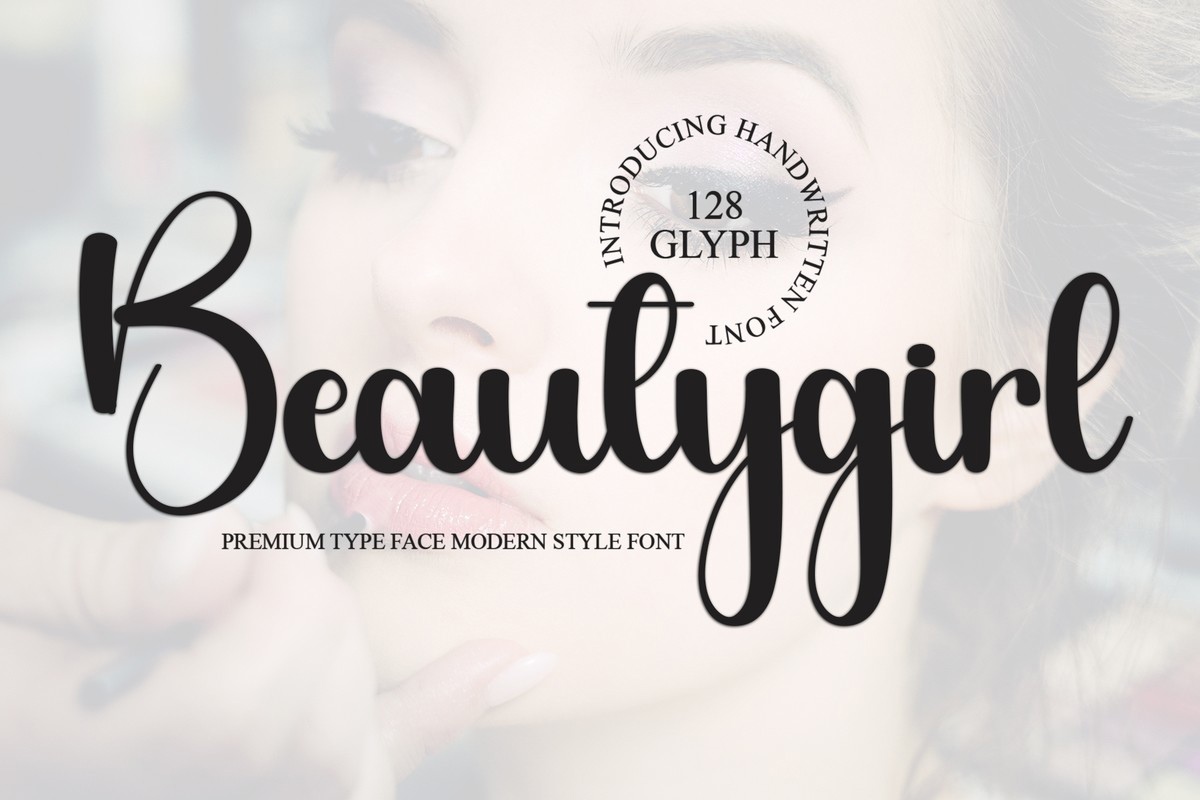 Beautygirl Regular Font preview