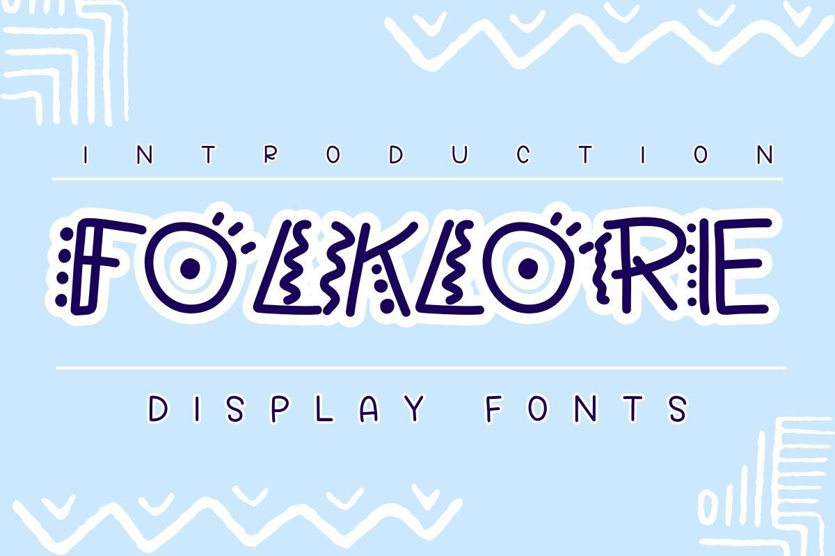 Folklore Font preview