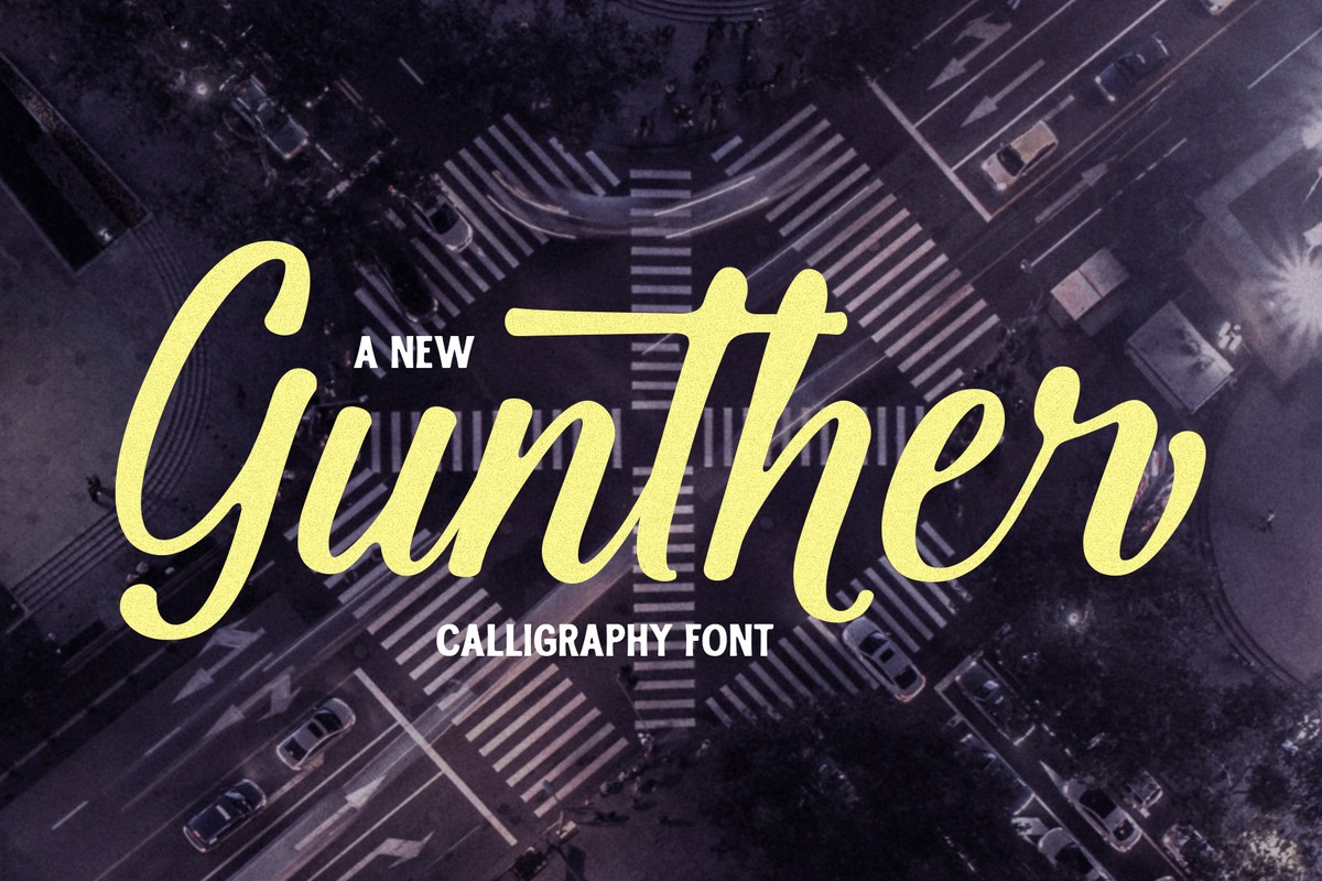 Gunther Font preview