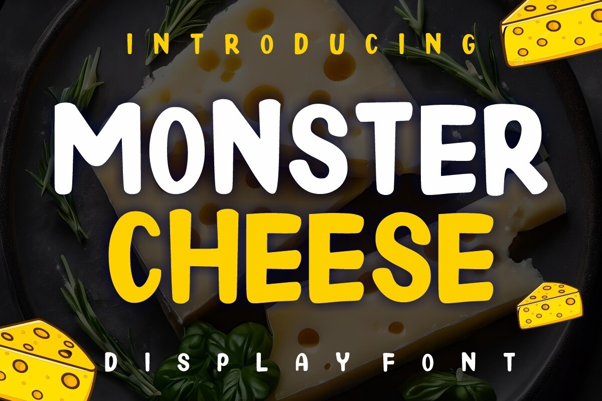 Monster Cheese Regular Font preview