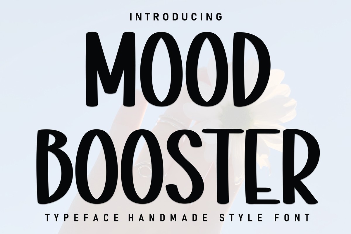 Mood Booster Font preview