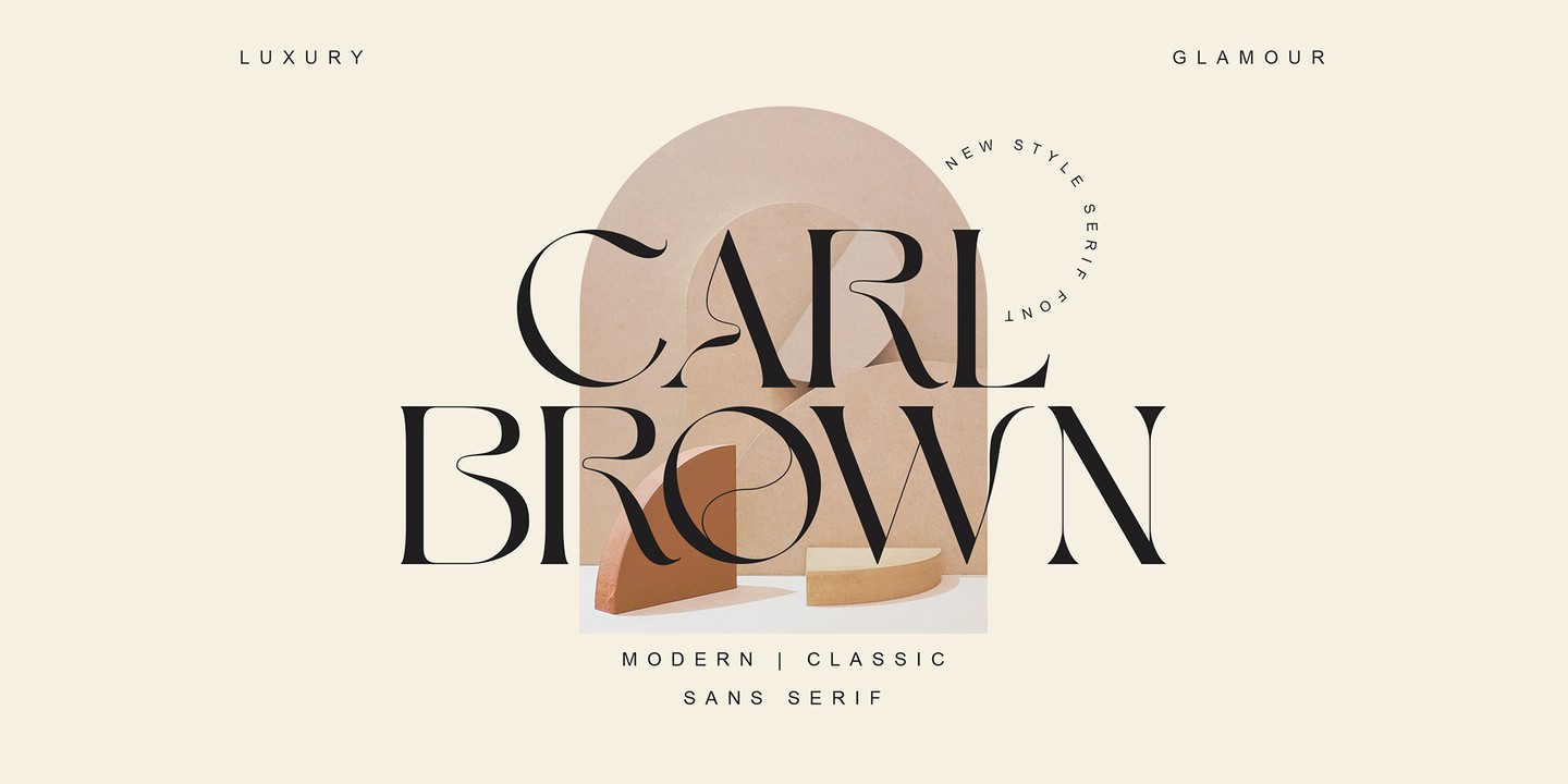 Carl Brown Regular Font preview