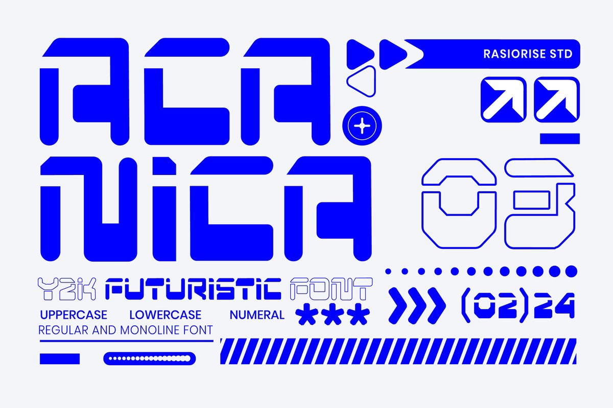 Acanica Regular Font preview