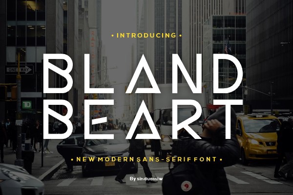 Bland Beart Font preview