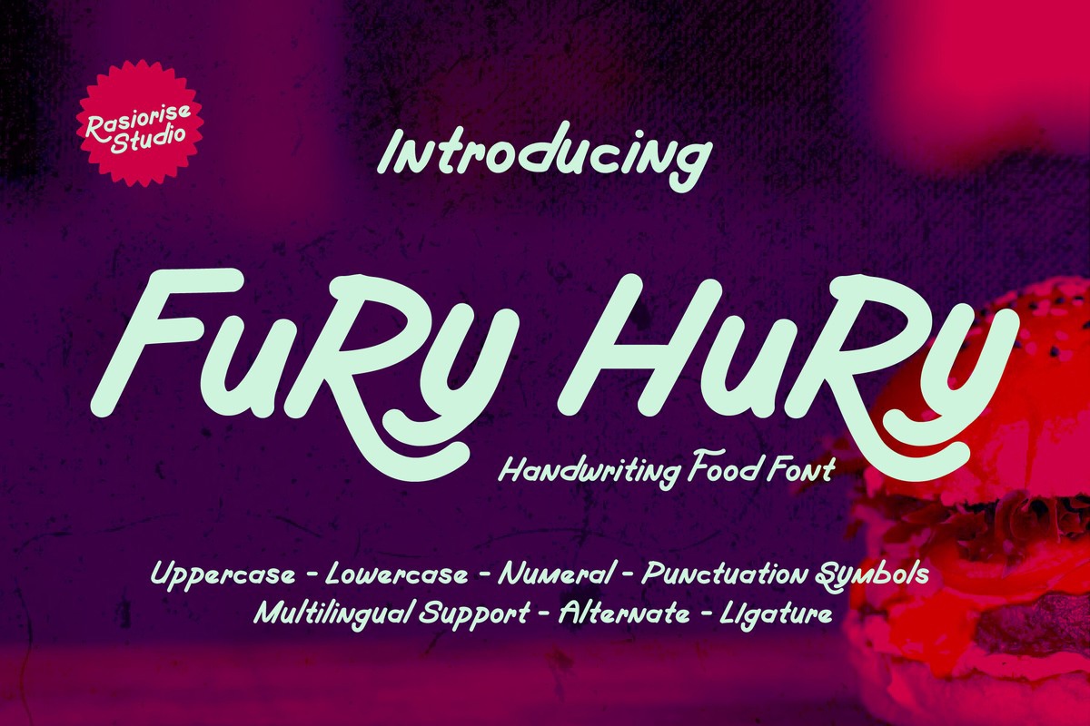 Fury Hury Font preview