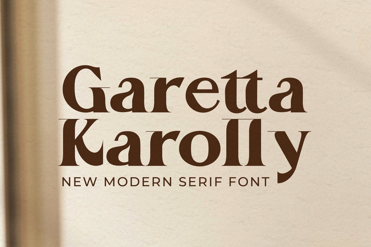 Garetta Karolly Regular Font preview