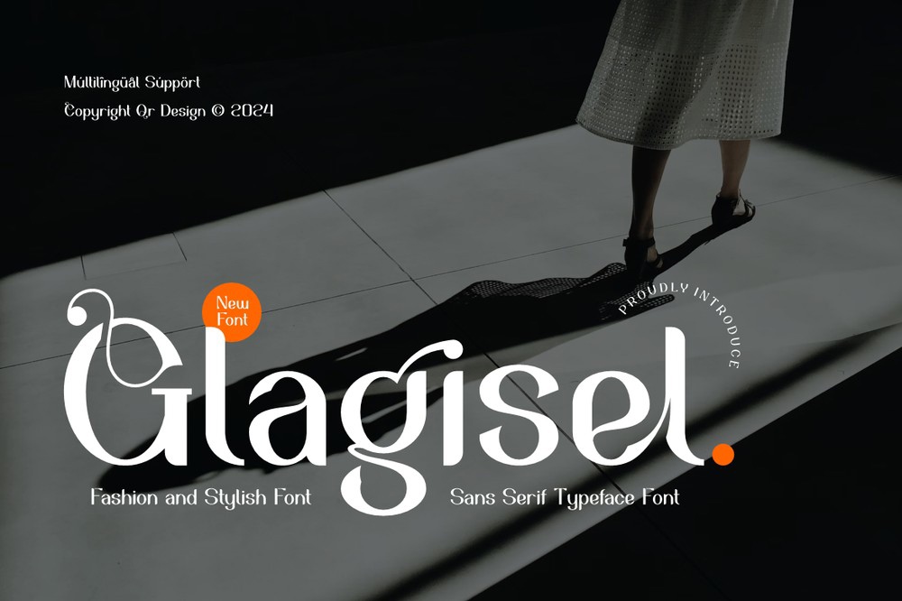 Glagisel Font preview