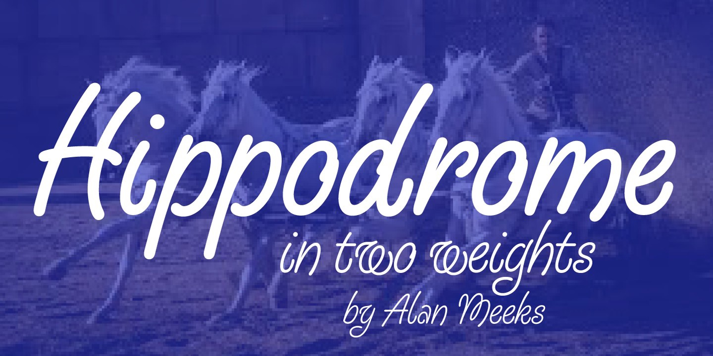 Hippodrome Font preview