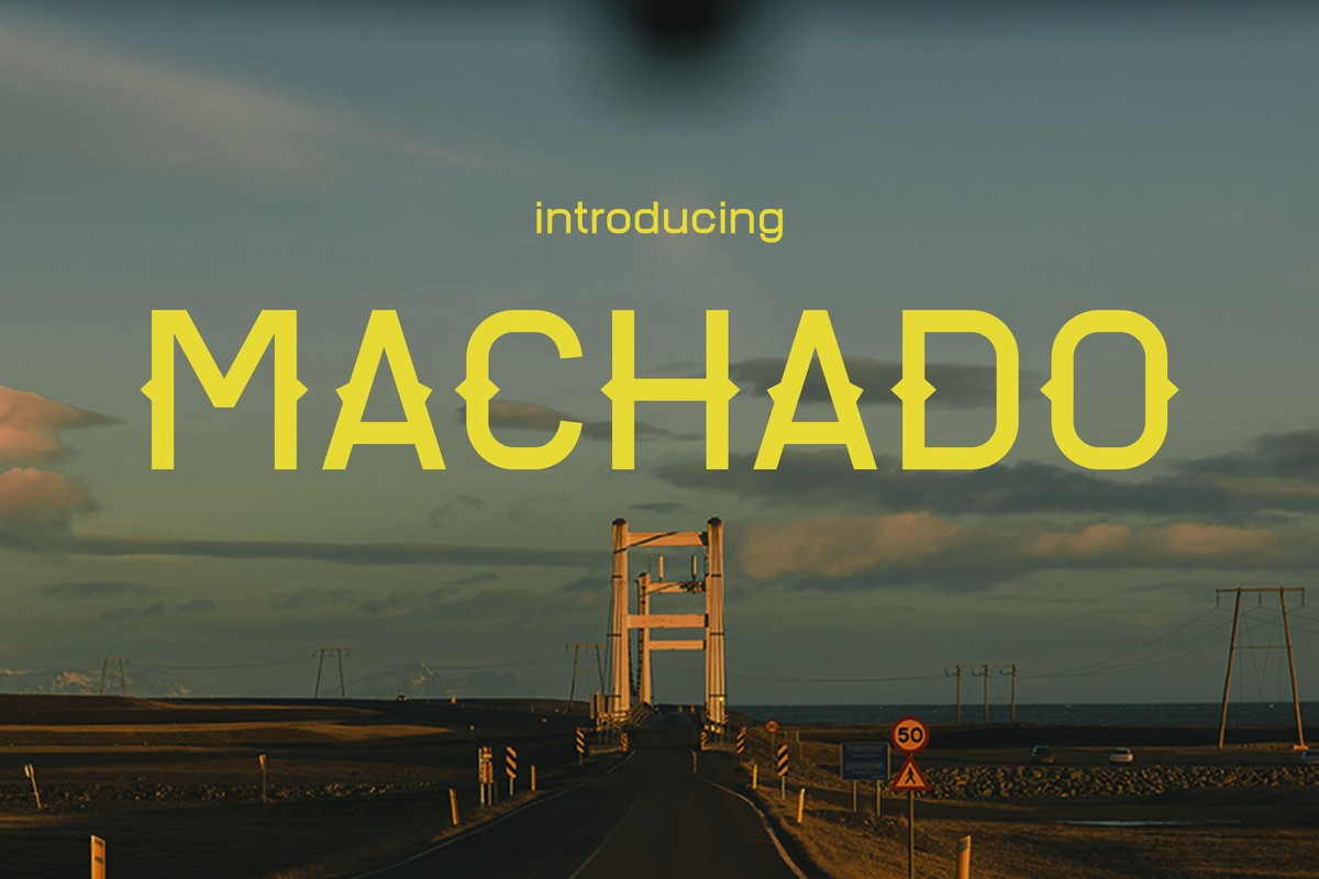 Machado Font preview