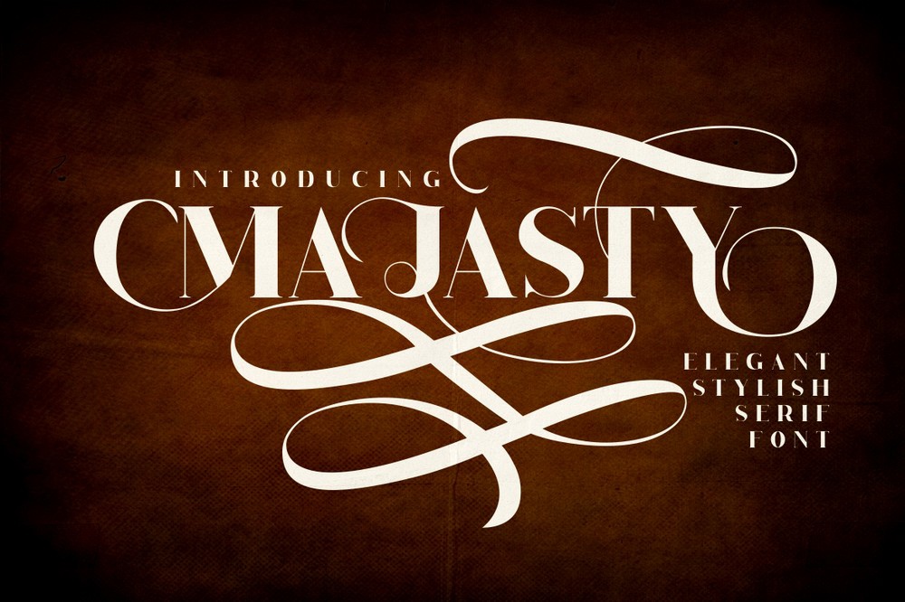 Majasty Font preview