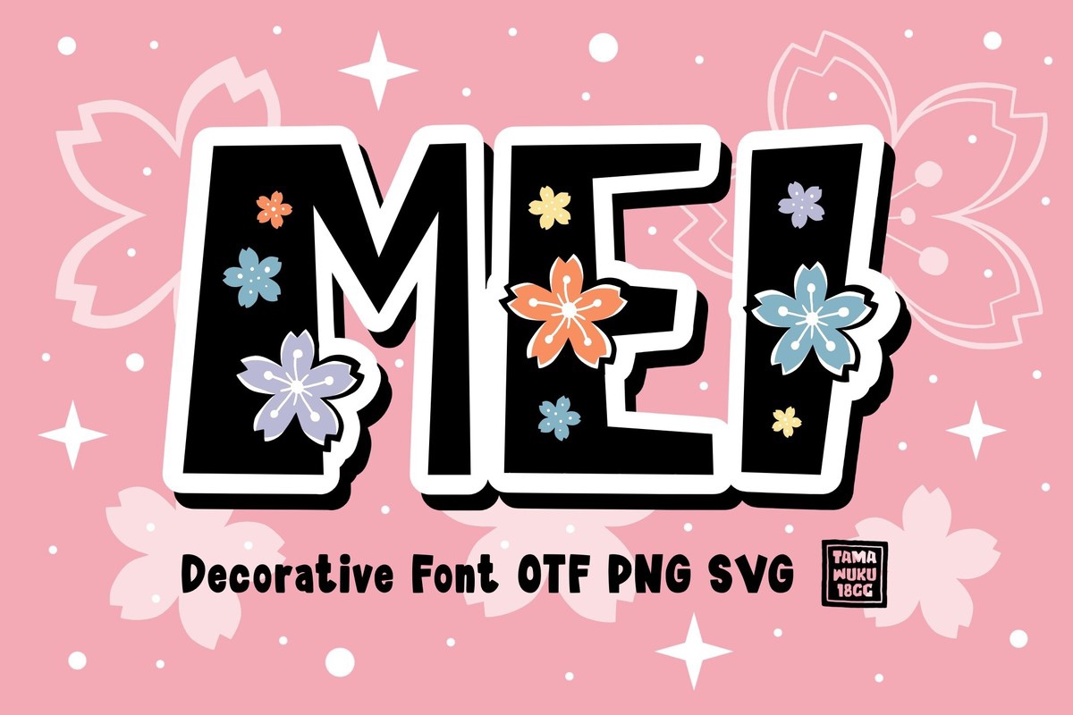 Mei Font preview