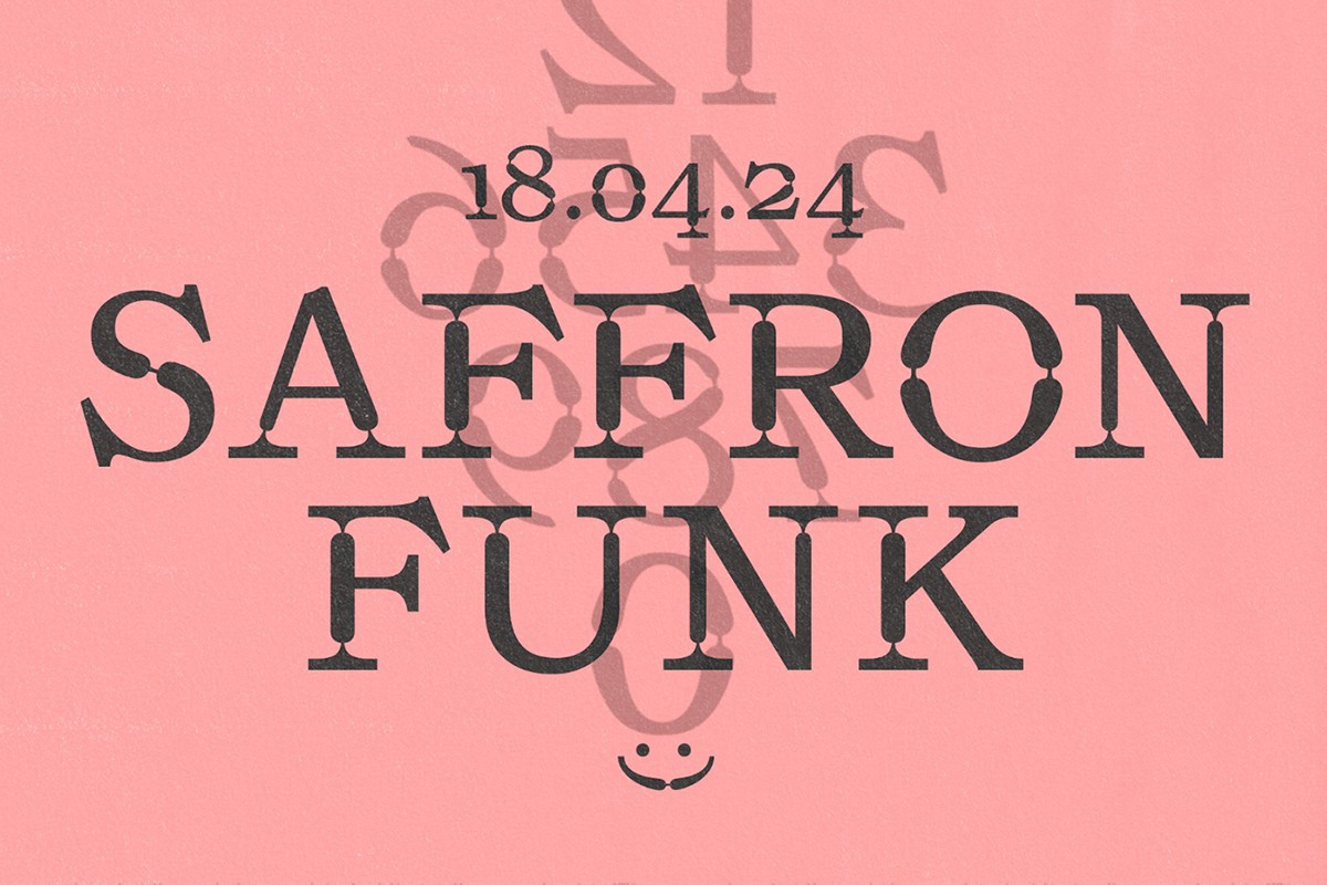 Saffron Funk Regular Font preview