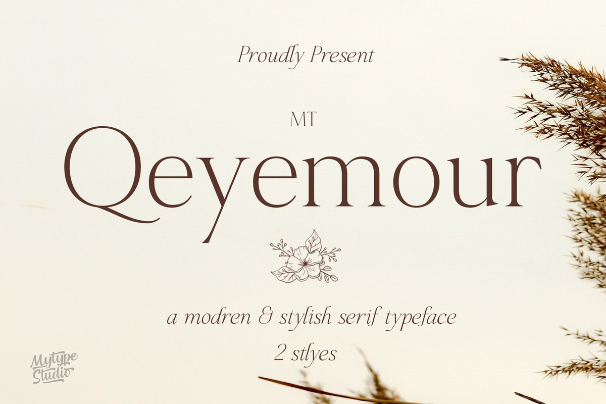 MT Qeyemour Italic Font preview