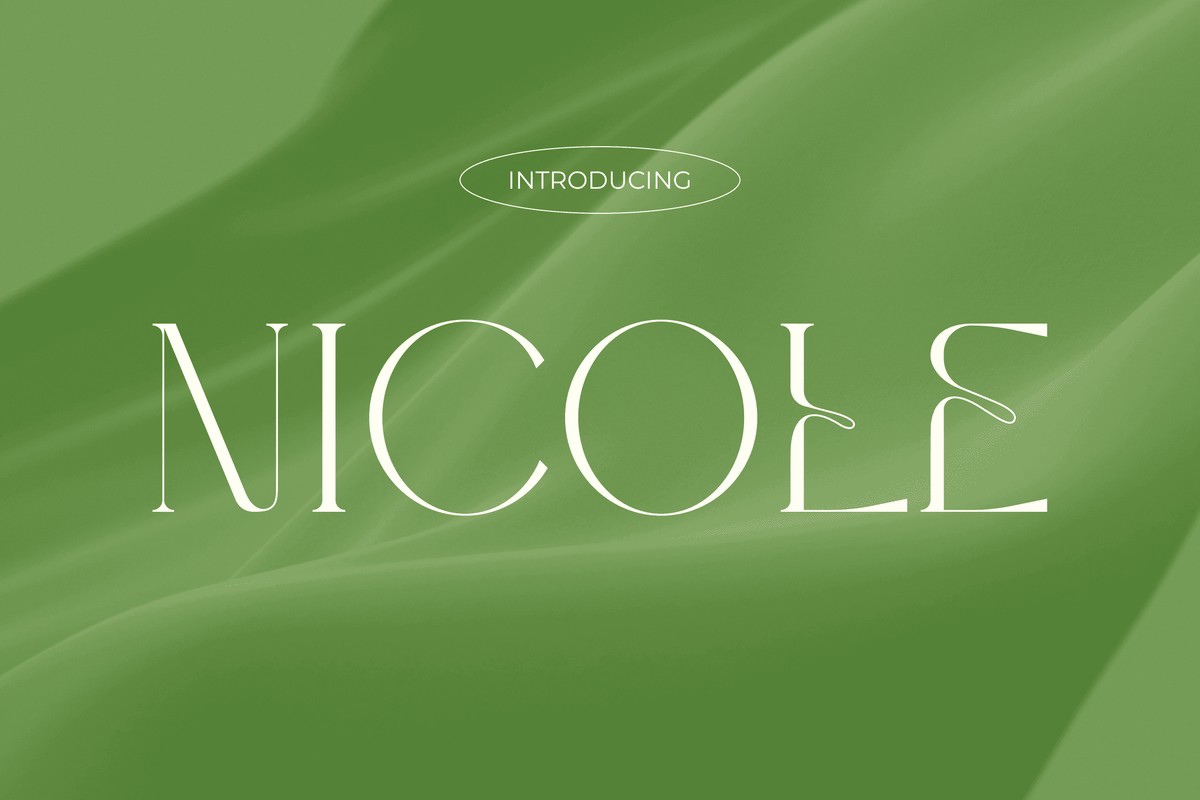 Nicole Regular Font preview