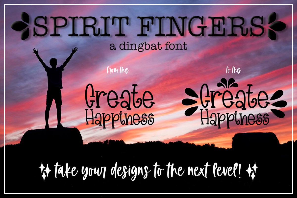 Spirit Fingers Regular Font preview