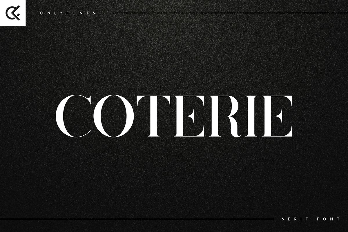 Coterie Regular Font preview