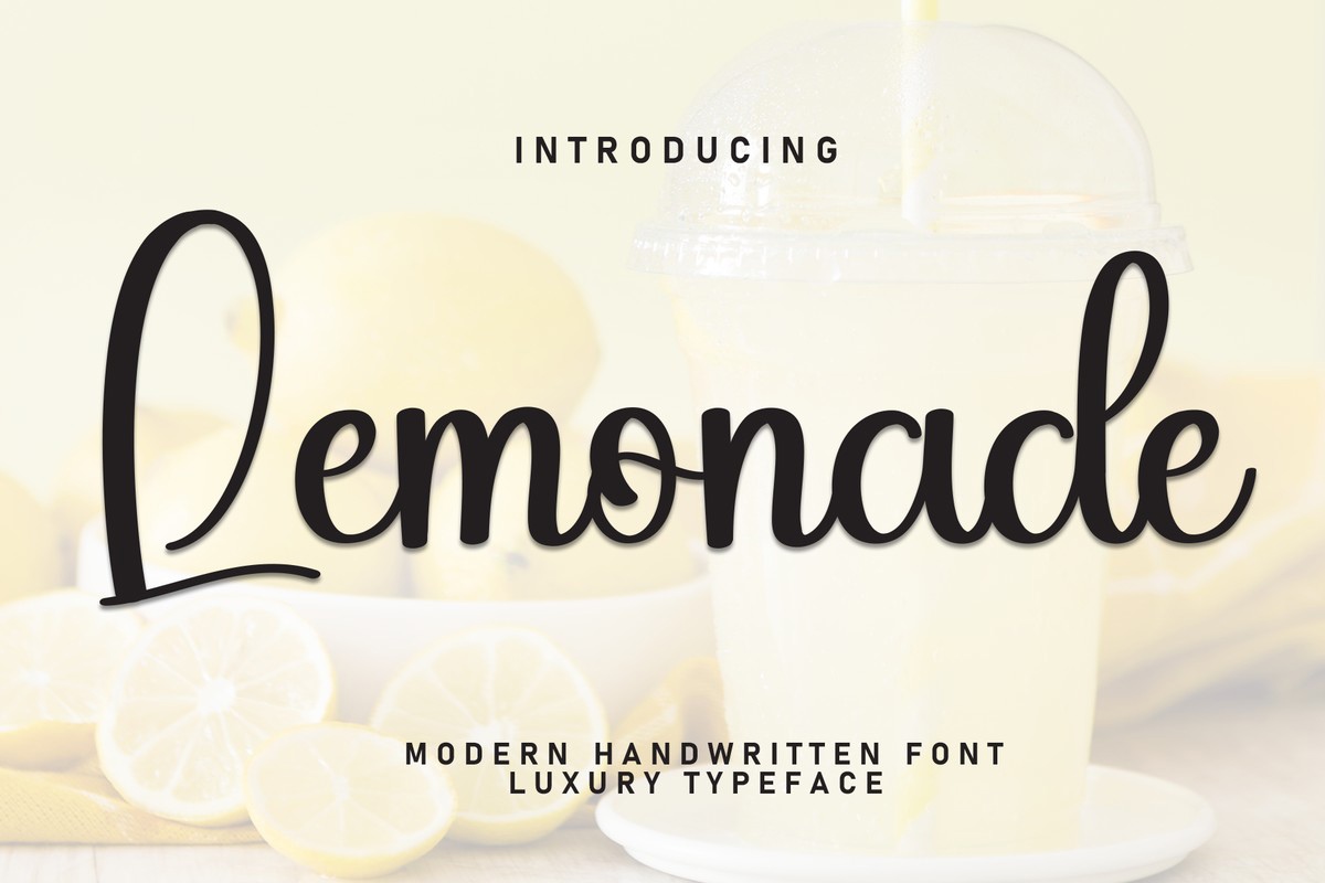 Lemonade Regular Font preview