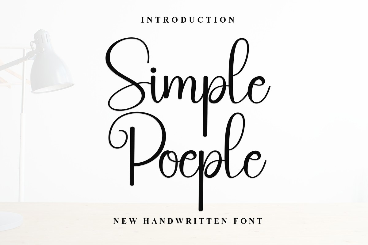 Simple Poeple Regular Font preview