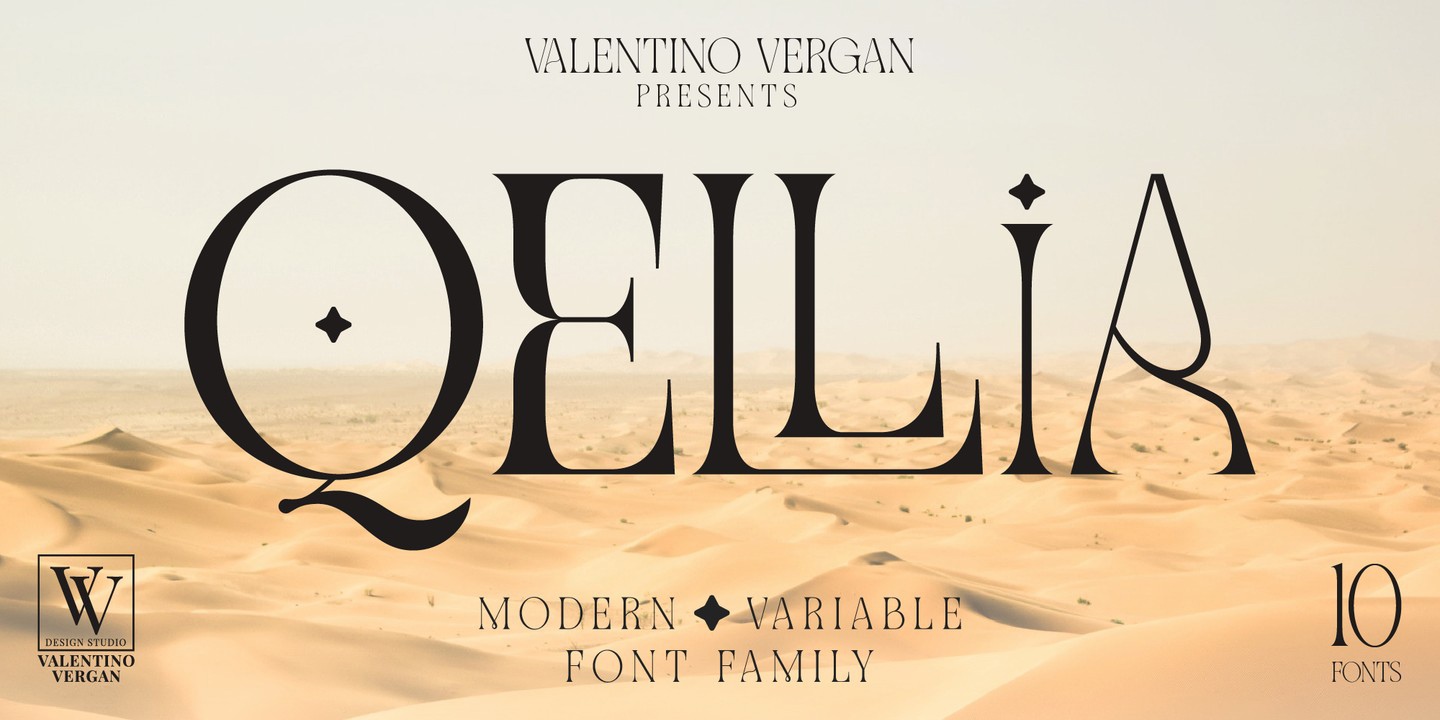 Qellia Font preview