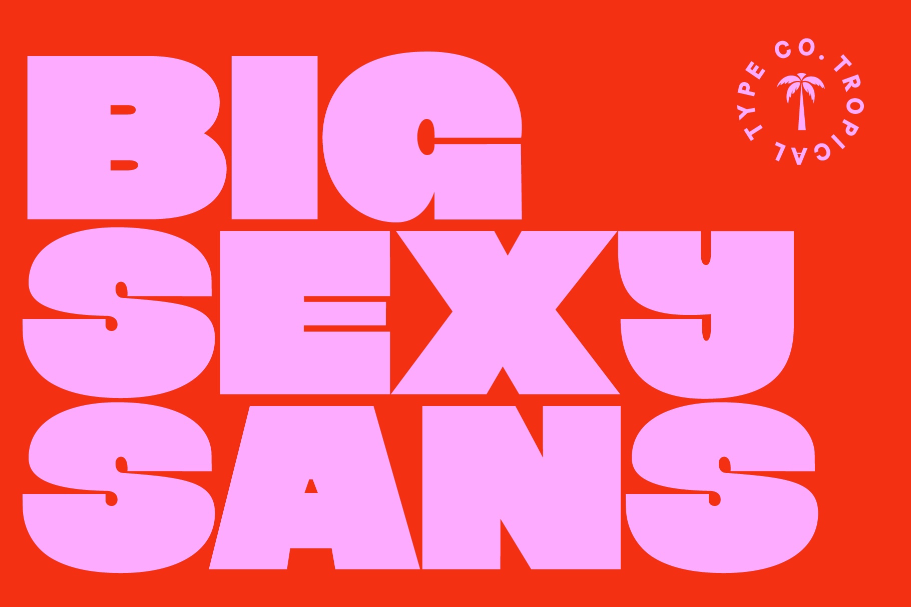 Big Sexy Sans Regular Font | xFonts.pro