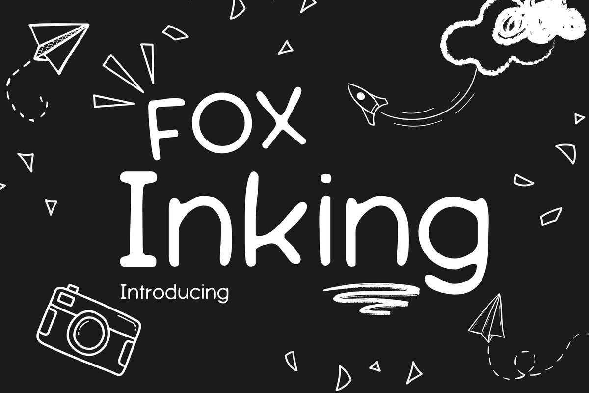 Fox Inking Regular Font preview