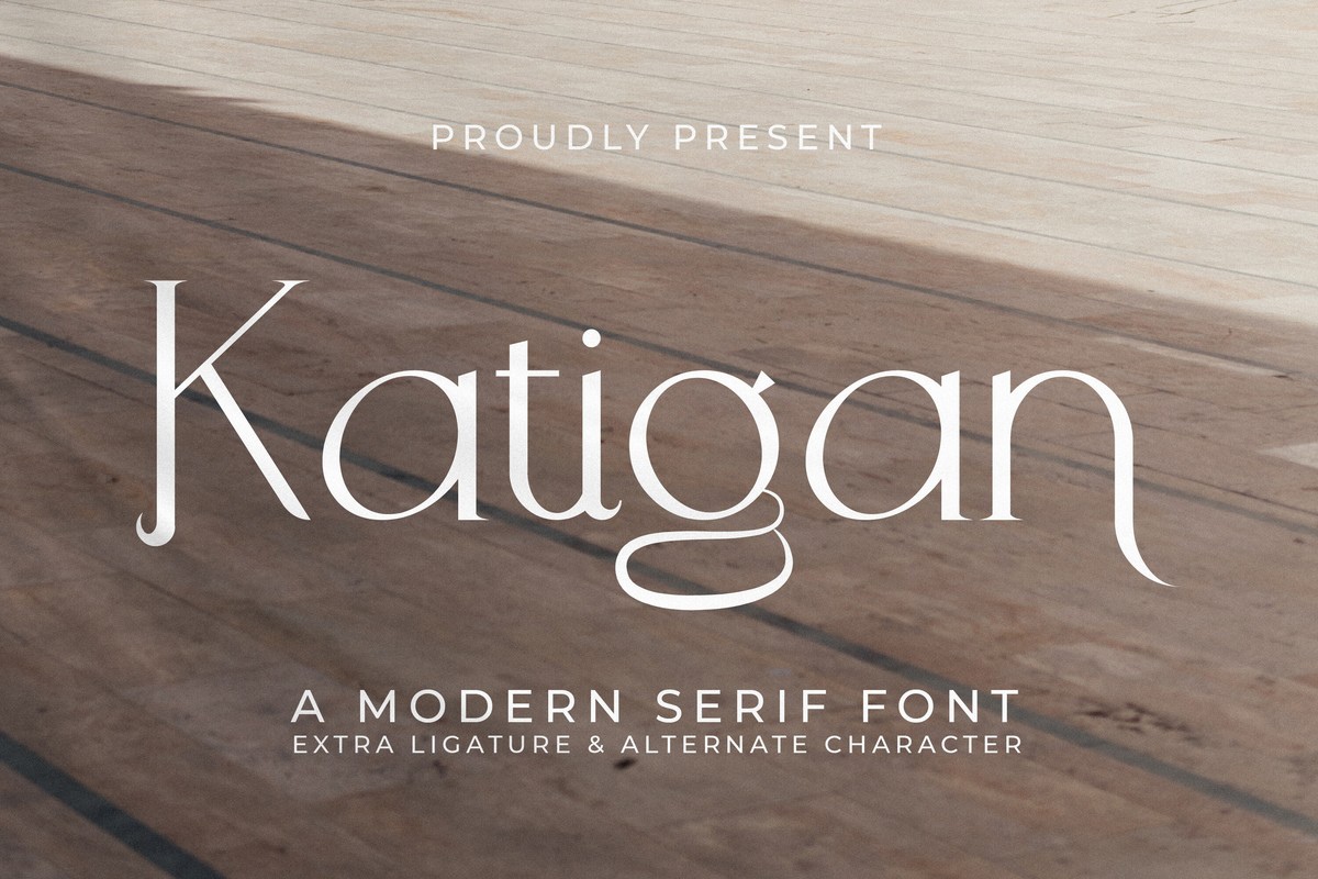 Katigan Font preview