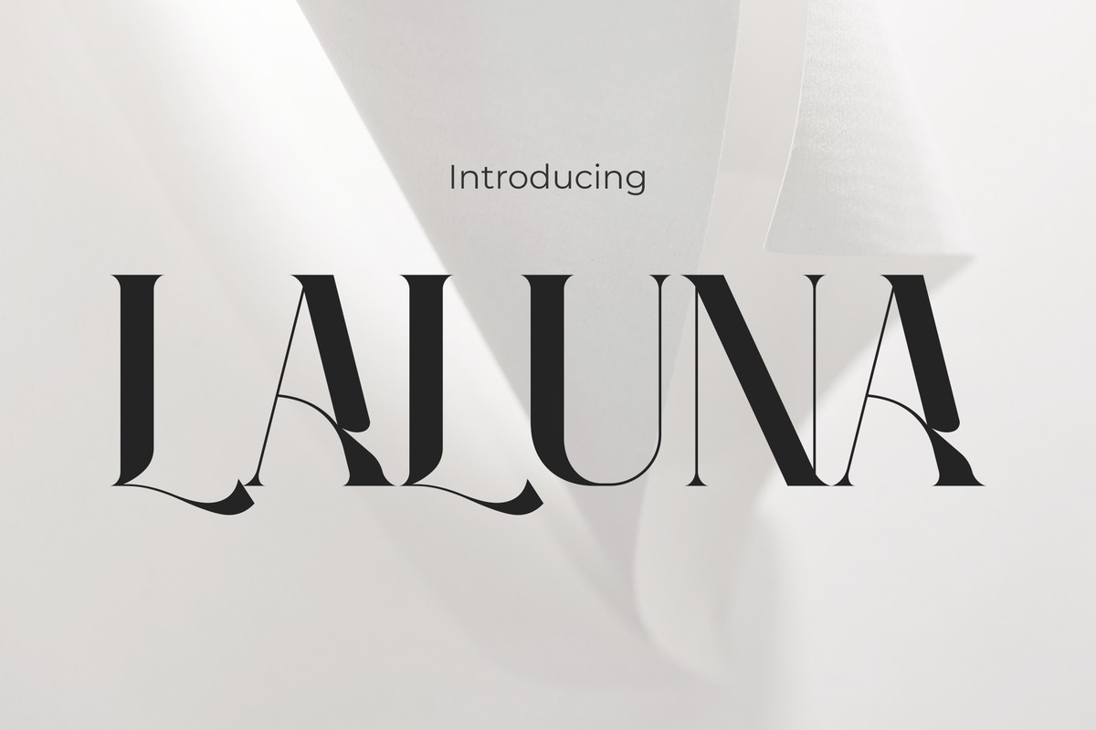 Laluna Regular Font preview