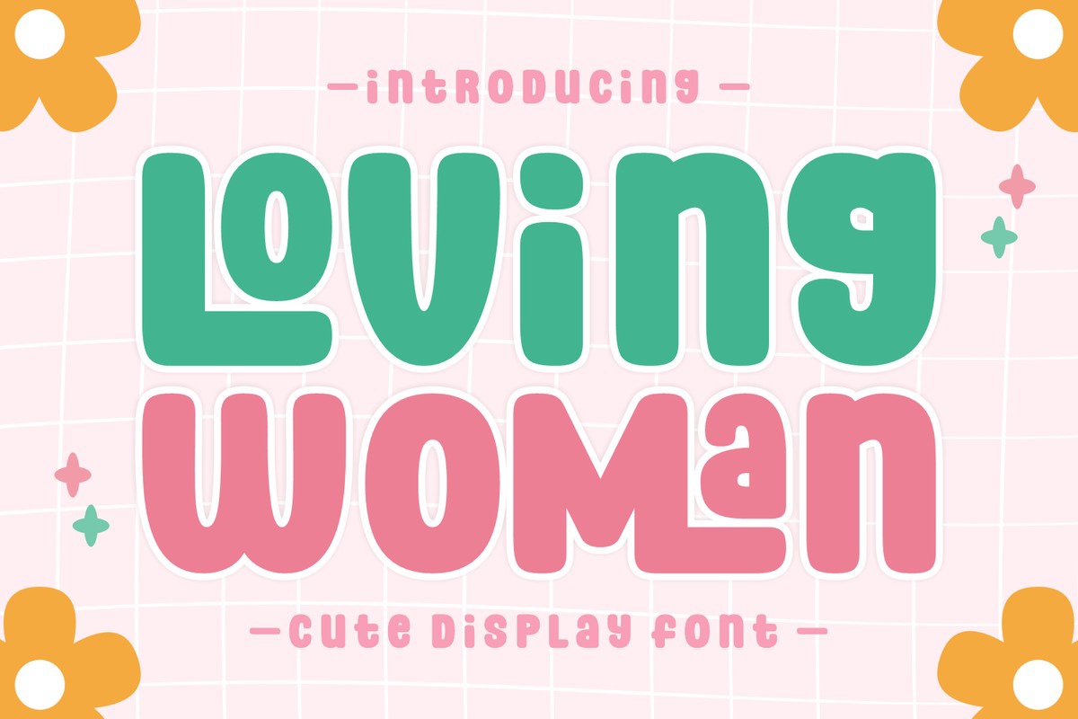 Loving Woman Font preview