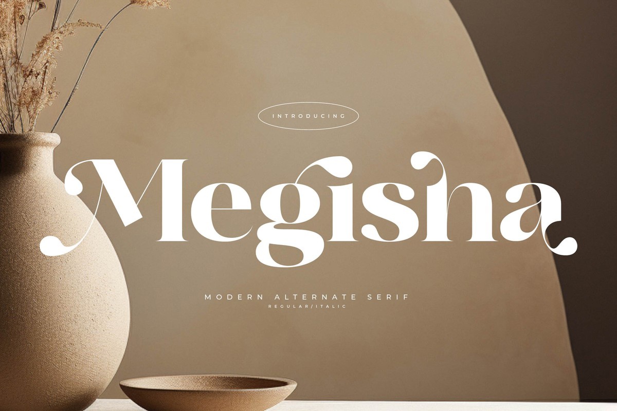 Megisha Font preview