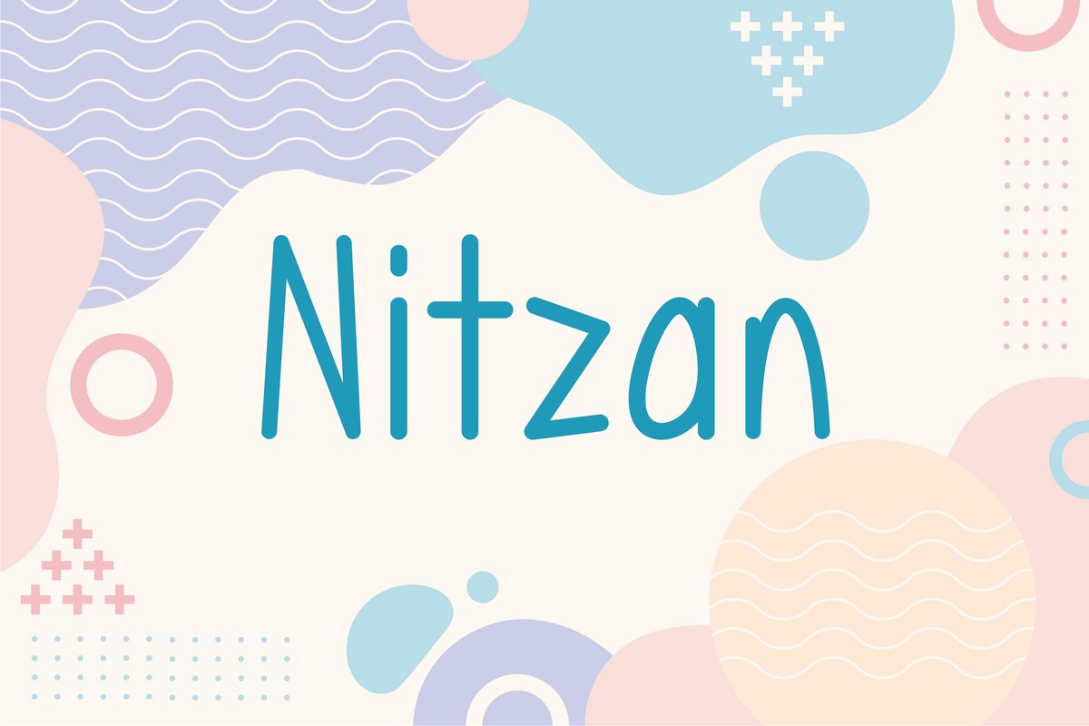 Nitzan Font preview