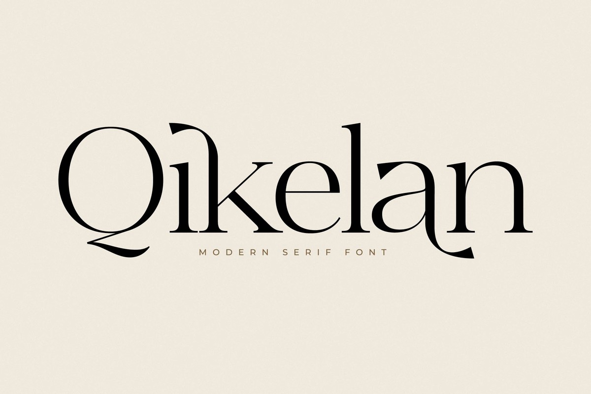 Qikelan Font preview