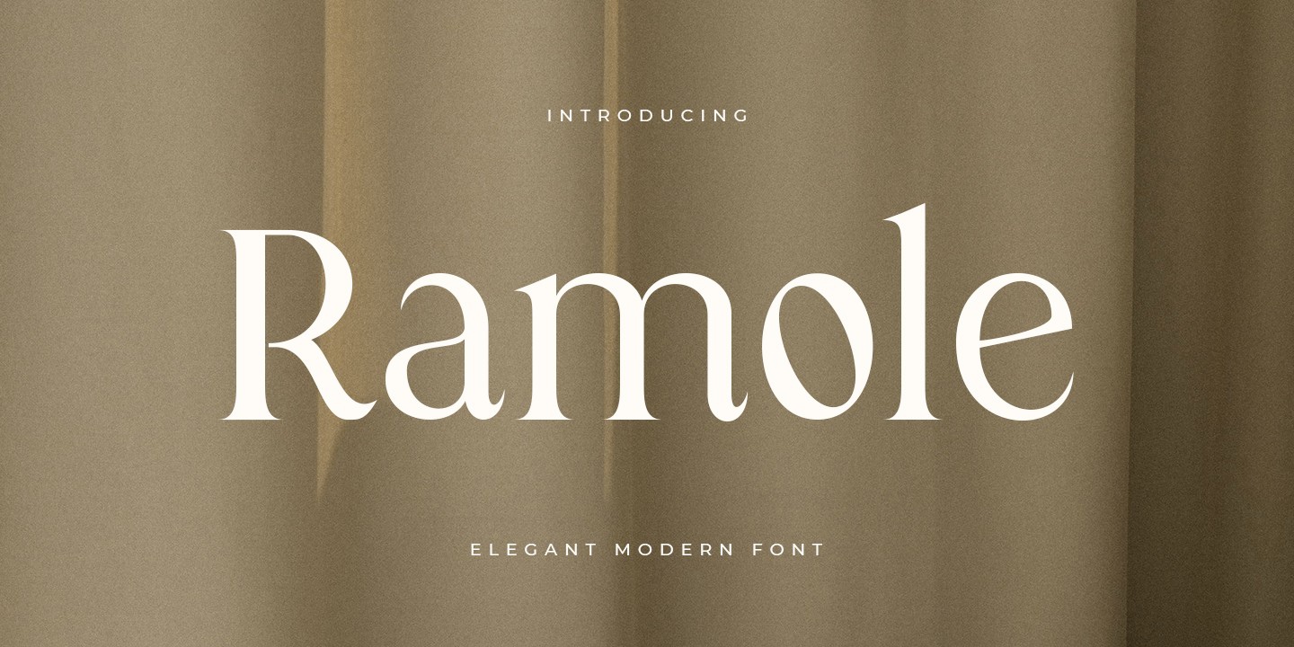 Ramole Regular Font preview