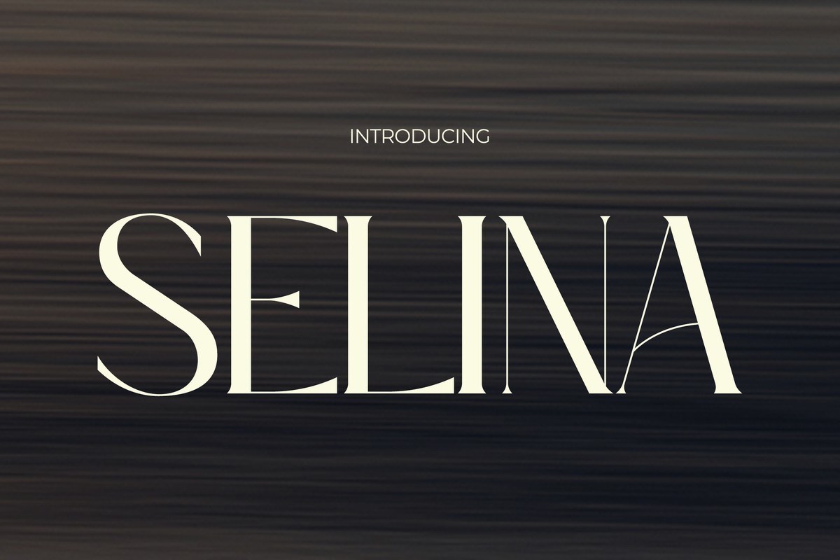 Selina Font preview