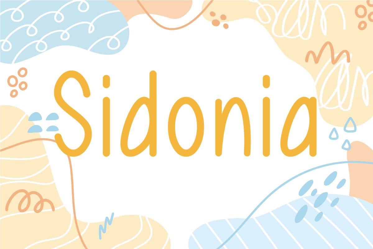 Sidonia Regular Font preview