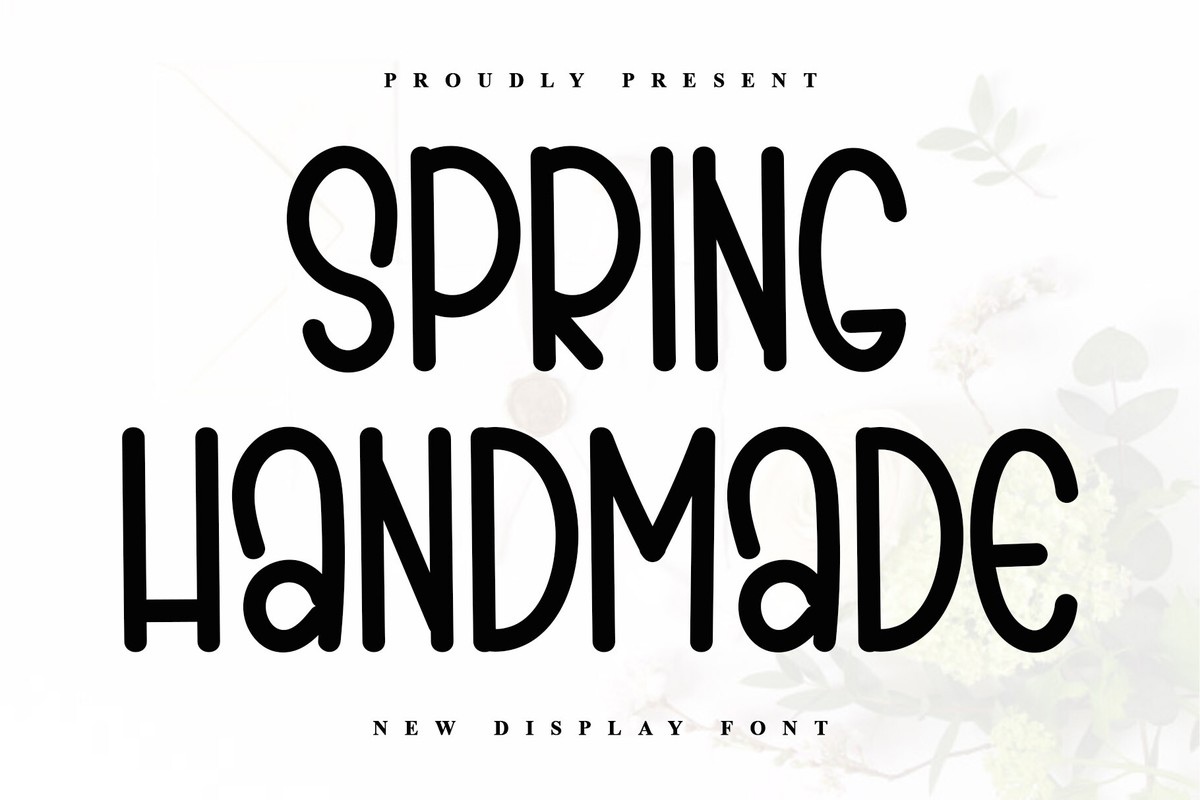 Spring Handmade Regular Font preview