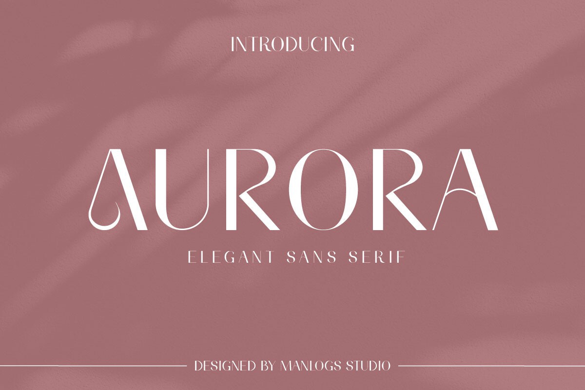 Aurora Font preview