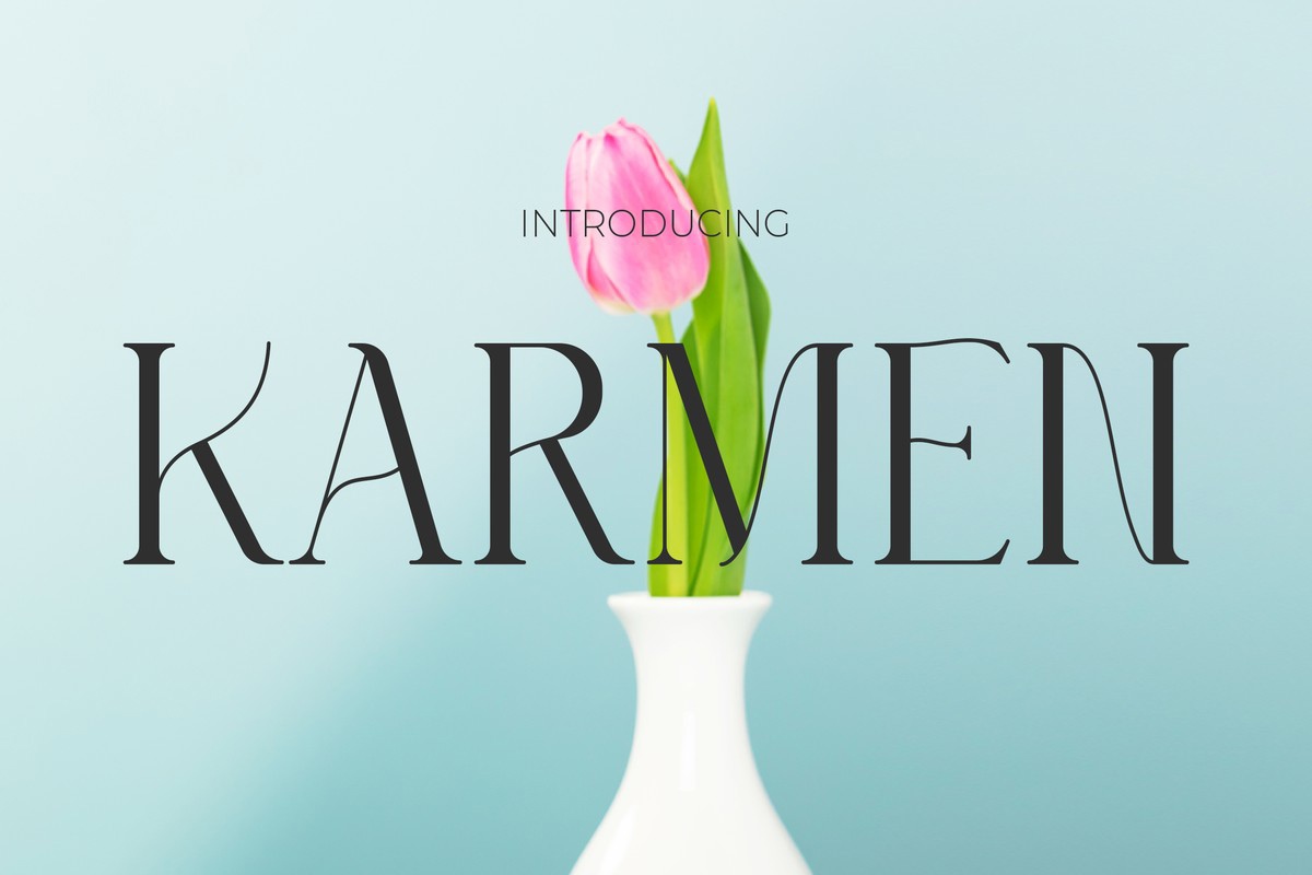 Karmen Regular Font preview