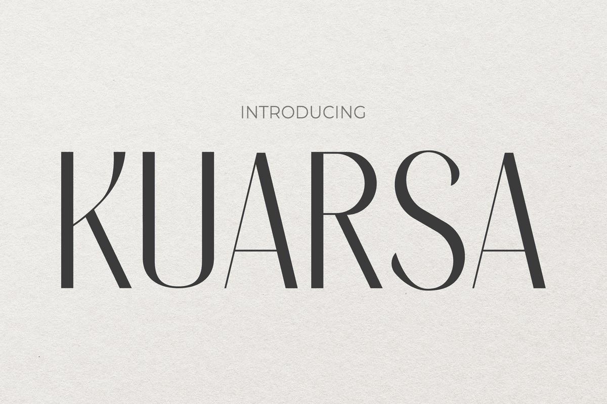 Kuarsa Regular Font preview