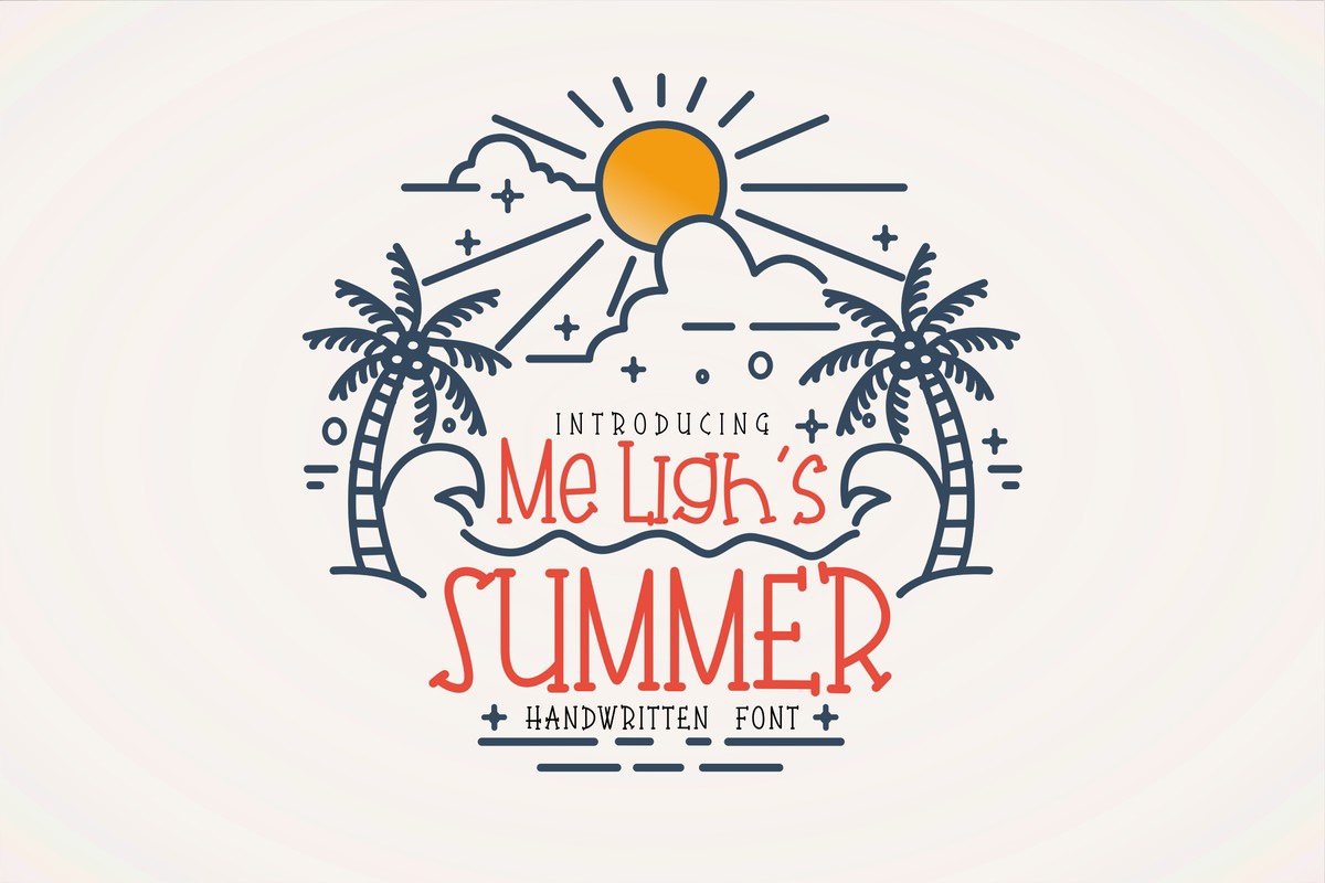 Me Lighs Summer Regular Font preview